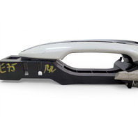 Infiniti Q50 15-23 Rear Right/Passenger Exterior Door Handle White, 82640-4GA9A, E075, OEM, 2015, 2016, 2017, 2018, 2019, 2020, 2021, 2022, 2023