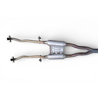 Infiniti Q50 14-19 Center Middle Exhaust Pipe Sub Muffler, 20300-4GA2B, E075, OEM, 2014, 2015, 2016, 2017, 2018, 2019