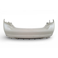 Infiniti Q50 17-21 Sedan Rear Bumper Cover White 85022-6HH0H, E075, OEM, 2017, 2018, 2019, 2020, 2021