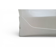 Infiniti Q50 17-21 Sedan Rear Bumper Cover White 85022-6HH0H, E075, OEM, 2017, 2018, 2019, 2020, 2021