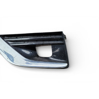 Infiniti Q50 17-23 Front Bumper Fog Light Grille Bezel Cover Left/Driver Side 62257-6HH0A, E075, OEM, 2017, 2018, 2019, 2020, 2021, 2022, 2023