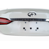 Infiniti Q50 17-23 Trunk Deck Lid Assembly Tail Gate White, H430M-6HHMA, E075, OEM, 2017, 2018, 2019, 2020, 2021, 2022, 2023