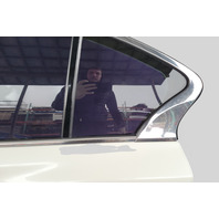 Infiniti Q50 14-23 Sedan Door Assembly, Rear Left, Electric White H210A-4GAMA, E075, OEM, 2014, 2015, 2016, 2017, 2018, 2019, 2020, 2021, 2022, 2023, 2024