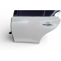 Infiniti Q50 14-23 Sedan Door Assembly, Rear Left, Electric White H210A-4GAMA, E075, OEM, 2014, 2015, 2016, 2017, 2018, 2019, 2020, 2021, 2022, 2023, 2024