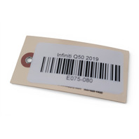 Infiniti Q50 16-23 Battery Black Negative Ground Cable Wire 24080-6HB0A, E075, OEM, 2016, 2017, 2018, 2019, 2020, 2021, 2022, 2023