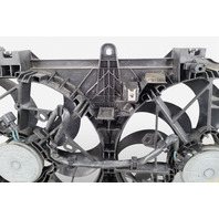 Infiniti Q50 16-23 Radiator Cooling Fan Motor w/ Shroud 21481-4HK0B, E075, OEM, 2016, 2015, 2016, 2017, 2018, 2019, 2020, 2021, 2022, 2023