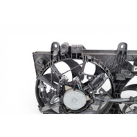 Infiniti Q50 16-23 Radiator Cooling Fan Motor w/ Shroud 21481-4HK0B, E075, OEM, 2016, 2015, 2016, 2017, 2018, 2019, 2020, 2021, 2022, 2023