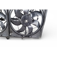 Infiniti Q50 16-23 Radiator Cooling Fan Motor w/ Shroud 21481-4HK0B, E075, OEM, 2016, 2015, 2016, 2017, 2018, 2019, 2020, 2021, 2022, 2023