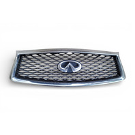 Infiniti Q50 17-20 Front Bumper Grill Grille Chrome, 62310-6HH0A, E075, OEM, 2017, 2018, 2019, 2020 Infiniti Q50 17-20 Front Bumper Grill Grille Chrome, 62310-6HH0A, E075, OEM, 2017, 2018, 2019, 2020