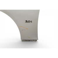Infiniti Q50 14-23 Front Fender Left/Driver w/Molding White, F3101-4HKMA, E075, OEM, 2014, 2015, 2016, 2017, 2018, 2019, 2020, 2021, 2022, 2023