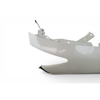 Infiniti Q50 14-23 Front Fender Left/Driver w/Molding White, F3101-4HKMA, E075, OEM, 2014, 2015, 2016, 2017, 2018, 2019, 2020, 2021, 2022, 2023