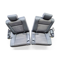 Honda Element 03-06 Rear Seat Set Right/Left Side Grey Cloth 82531-SCV-A51ZC, E076, OEM, 2003, 2004, 2005, 2006
