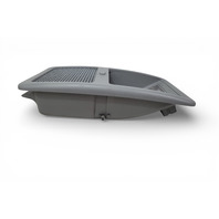 Honda Element 03-08 Overhead Console Map Light Panel Gray 83255-SCV-A01ZA, E076, OEM, 2003, 2004, 2005, 2006, 2007, 2008