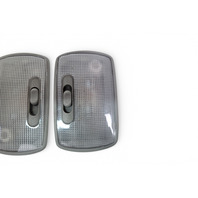 Honda Element 03-08 Rear Center & Rear Roof Interior Map Light Lamp Gray (Set of 2) 34250-S5P-A01, E076, OEM, 2003, 2004, 2005, 2006, 2007, 2008