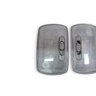 Honda Element 03-08 Rear Center & Rear Roof Interior Map Light Lamp Gray (Set of 2) 34250-S5P-A01, E076, OEM, 2003, 2004, 2005, 2006, 2007, 2008