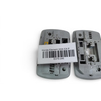 Honda Element 03-08 Rear Center & Rear Roof Interior Map Light Lamp Gray (Set of 2) 34250-S5P-A01, E076, OEM, 2003, 2004, 2005, 2006, 2007, 2008