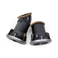 Honda Element 03-08 A/C Air Vent Panel Right/Left Set, 77620-SCV-A02ZA, 77630-SCV-A01ZA, E076, OEM, 2003, 2004, 2005, 2006, 2007, 2008