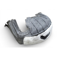 Lexus GS350 13-20 Fender Cover Liner, Rear Right/Passenger Wheelhouse 65637-30141, E077, OEM, 2013, 2014, 2015, 2016, 2017, 2018, 2019, 2020