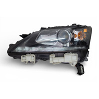 Lexus GS350 13-16 Headlight Lamp Body Front Left/Driver Side 81110-30F80, E077, OEM, 2013, 2014, 2015, 2016