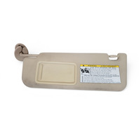 Lexus GS350 13-16 Left/Driver Right/Passenger Sun Visor Shield Ivory, 74320-30B70-A1, E077, OEM, 2013, 2014, 2015, 2016