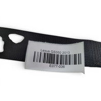 Lexus GS350 13-14 Rear Left Seat Belt Black, 73370-30340-C0, E077, OEM, 2013, 2014
