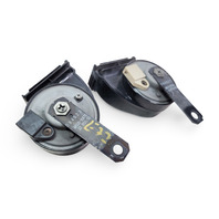 Lexus GS350 13-20 Low/High Note Horn Assembly Set, 86510-30790, E077, OEM, 2013, 2014, 2015, 2016, 2017, 2018, 2019, 2020