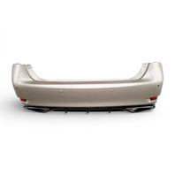 Lexus GS350 13-20 Rear Bumper Cover Metallic, 52159-30955, E077, OEM, 2013, 2014, 2015, 2016, 2017, 2018, 2019, 2020