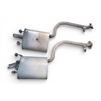 Lexus GS350 13-20 Left/Right Exhaust Muffler Set, 17430-31C80, E077, OEM, 2013, 2014, 2015, 2016, 2017, 2018, 2019, 2020