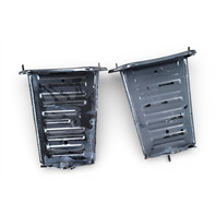 Lexus GS350 13-15 Front Bumper Reinforcement Brackets Mounts Set (2), E077, OEM, 2013, 2014, 2015