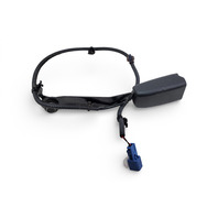 Honda CR-Z CRZ 11-16 Seat Seatbelt Buckle Front Left/Driver Black, 04816-SZT-A01ZA, E078, OEM, 2011, 2012, 2013, 2014, 2015, 2016