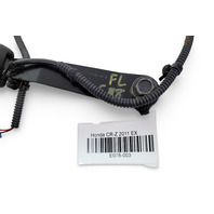 Honda CR-Z CRZ 11-16 Seat Seatbelt Buckle Front Left/Driver Black, 04816-SZT-A01ZA, E078, OEM, 2011, 2012, 2013, 2014, 2015, 2016