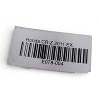 Honda CR-Z CRZ 11-16 Spare Tire Tool Kit Jack Set, 89310-S5A-013, E078, OEM, 2011, 2012, 2013, 2014, 2015, 2016