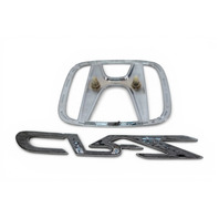 Honda CR-Z CRZ 11-16 Emblem Logo "CR-Z" Rear Trunk, 75722-SZT-G01, 75701-SZT-G01, E078, OEM, 2011, 2012, 2013, 2014, 2015, 2016