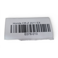 Honda CR-Z CRZ 11-12 Glove Box Storage Compartment Gray, 77500-SZT-A01ZA, E078, OEM, 2011-2012