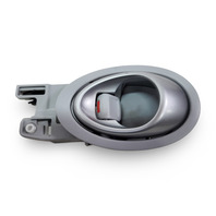 Honda CR-Z CRZ 11-12 Interior Door Handle, Right Gray/Silver 72120-SZT-003ZA, E078, OEM, 2011, 2012