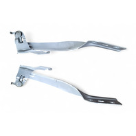 Honda CR-Z CRZ 11-16 Hood Hinges Left/Right Set White, 60120-SZT-G00ZZ, E078, OEM, 2011, 2012, 2013, 2014, 2015, 2016