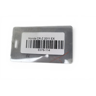 Honda CR-Z CRZ 11-12 Rocker Panel Molding Right/Pass Silver, 71800-SZT-G01ZD, E078, OEM, 2011, 2012