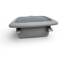 Honda Element 03-08 Overhead Console Map Light Panel Gray 83255-SCV-A01ZA, E079, OEM, 2003, 2004, 2005, 2006, 2007, 2008