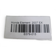 Honda Element 07-08 Seat Belt Retractor Left/Driver Black 04818-SCV-L00ZA, E079, OEM, 2007, 2008