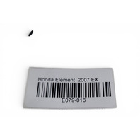 Honda Element 03-11 Front Right/Left Tweeter Speaker Set 39120-SCV-A11, E079, OEM, 2003, 2004, 2005, 2006, 2007, 2008, 2009, 2010, 2011