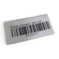 Honda Element 07-11 EX Wheel Module Black 77810-SCV-L40, E079, OEM, 2007, 2008, 2009, 2010, 2011