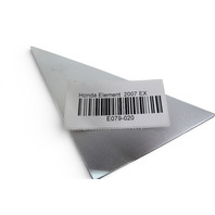 Honda Element 06-11 Front Pillar Corner Garnish Silver Metallic, Right Side 75490-SCV-A00ZP, E079, OEM, 2006, 2007, 2008, 2009, 2010, 2011