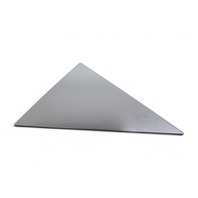 Honda Element 06-11 Front Pillar Corner Garnish Silver Metallic, Right Side 75490-SCV-A00ZP, E079, OEM, 2006, 2007, 2008, 2009, 2010, 2011