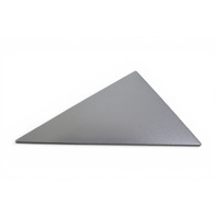 Honda Element 06-11 Front Pillar Corner Garnish Silver Metallic, Left Side 75495-SCV-A00ZP, E079, OEM, 2006, 2007, 2008, 2009, 2010, 2011