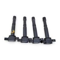 Honda Element 03-11 AT Igniter Ignition Coil Plug Set (4) 30520-RRA-007, E079, 2003, 2004, 2005, 2006, 2007, 2008, 2009, 2010, 2011
