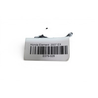 Honda Element 03-11 Front Pillar Cover Trim Garnish Exterior Right 73152-SCV-A01ZA, E079, OEM, 2003, 2004, 2005, 2006, 2007, 2008, 2009, 2010, 2011