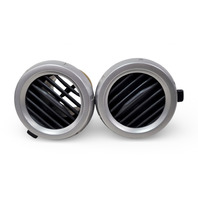 Honda Element 07-08 EX A/C Air Vent Panel Left/Right Side Set Silver 77630-SCV-A02ZA, E079, OEM, 2007, 2008