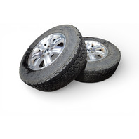 Honda Element 07-08 Alloy Disc Wheel Rim 7 Spoke 16x6.5, W/Used Tire Toyo Open Country 215/70R16 Set(4), 42700-SCV-A71, E079, OEM, 2007, 2008