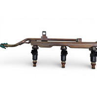 Honda Element 03-11 Fuel Injectors & Rail, Injector 2.4L 16620-RAA-A01, E079, OEM, 2003, 2004, 2005, 2006, 2007, 2008, 2009, 2010, 2011