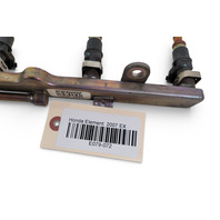 Honda Element 03-11 Fuel Injectors & Rail, Injector 2.4L 16620-RAA-A01, E079, OEM, 2003, 2004, 2005, 2006, 2007, 2008, 2009, 2010, 2011